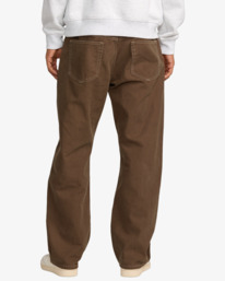 1 Dayshift 5 Pocket - Calças de lona para homem Preto 23A113502 RVCA