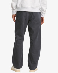 1 Dayshift 5 Pocket - Calças de lona para homem Preto 23A113502 RVCA