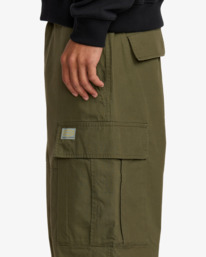 2 Dayshift - Pantalón cargo para hombre Verde 23A113503 RVCA
