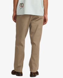 1 Americana - Chino Trousers for Men Beige 23A113510 RVCA