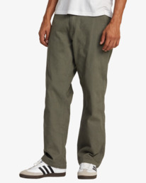3 Americana - Relaxed Fit Chino-Hose für Männer Grün 23A113510 RVCA