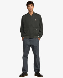 5 Vacancy - Chaqueta bomber para hombre Negro 23A153505 RVCA
