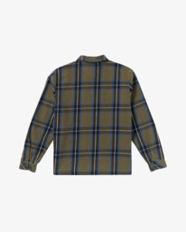 1 Flight Risk - Sobrecamisa para homem Verde 23A153506 RVCA