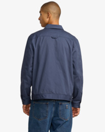 3 KSL Garage - Jacket for Men Blue 23A163501 RVCA