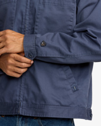 6 KSL Garage - Jacket for Men Blue 23A163501 RVCA
