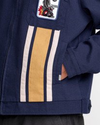 4 Panther Team - Casaco em sarja para Homem Preto 23A166101 RVCA