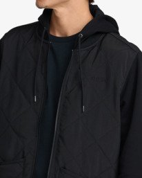 2 Warner Hooded Black 23A173608 RVCA