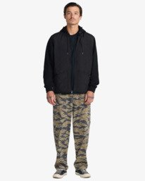 4 Warner Hooded Black 23A173608 RVCA
