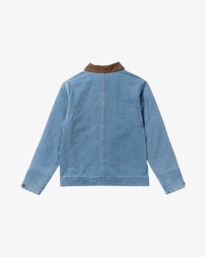 1 Post Dayshift - Chaqueta denim con forro de franela para hombre Azul 23A213506 RVCA