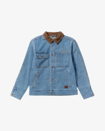 0 Post Dayshift - Chaqueta denim con forro de franela para hombre Azul 23A213506 RVCA