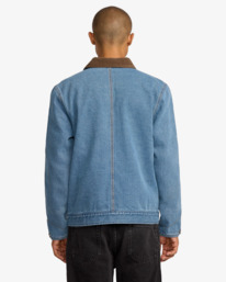 3 Post Dayshift - Chaqueta denim con forro de franela para hombre Azul 23A213506 RVCA