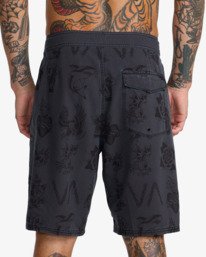 3 Kaleb - Boardshort pour Homme Noir 23A252600 RVCA