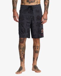 7 Kaleb - Boardshort pour Homme Noir 23A252600 RVCA