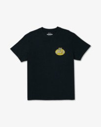 1 Speed Check - Short Sleeve T-Shirt for Men Black 23A351626 RVCA