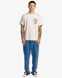 6 Tassie - Short Sleeve T-Shirt for Men Blue 23A353530 RVCA