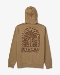 1 Palm Grove - Kapuzenpulli f&uuml;r M&auml;nner Braun 23A411603 RVCA