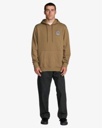 5 Palm Grove - Kapuzenpulli f&uuml;r M&auml;nner Braun 23A411603 RVCA