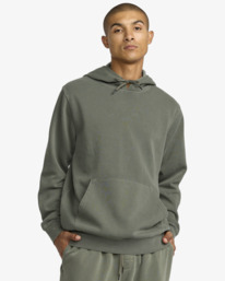 2 Ptc 2 - Sweatshirt com capuz para homem Verde 23A413503 RVCA