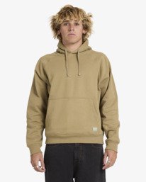 0 Dayshift - Sudadera con capucha para hombre Verde 23A413504 RVCA