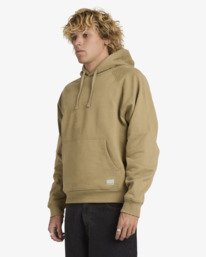 3 Dayshift - Sudadera con capucha para hombre Verde 23A413504 RVCA