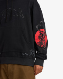 2 Tiger Sun - Hoodie for Men Black 23A413505 RVCA
