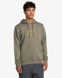 2 RVCA Ridge - Sudadera con capucha para hombre Multi 23A413509 RVCA