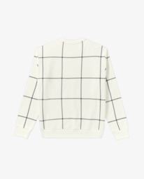 1 Vacancy Window Pane - Sweatshirt for Men White 23A463507 RVCA