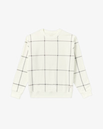 0 Vacancy Window Pane - Sweatshirt for Men White 23A463507 RVCA