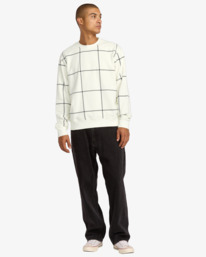 5 Vacancy Window Pane - Sweatshirt for Men White 23A463507 RVCA