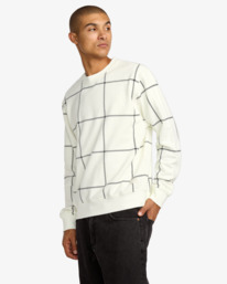 4 Vacancy Window Pane - Sweatshirt for Men White 23A463507 RVCA