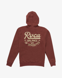 1 Script Sealed - Hoodie mit durchgehendem Reißverschluss für Männer Bunt 23A481500 RVCA