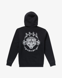 1 Benj Tiger Eyes - Sudadera con capucha y cremallera para hombre Negro 23A483507 RVCA