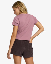 1 That Balance - Fitted T-Shirt for Women Purple 23B012502 RVCA