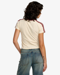 1 That Balance - Fitted T-Shirt for Women Purple 23B012502 RVCA