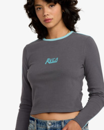 2 Hills - Haut manches longues pour Femme Marron 23B033504 RVCA