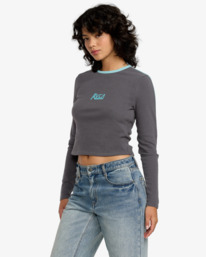 3 Hills - Haut manches longues pour Femme Marron 23B033504 RVCA