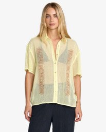 0 Sabra - Short Sleeve Shirt for Women Green 23B041610 RVCA