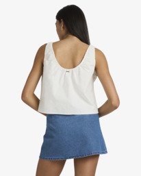 1 Raya - Top zum Binden f&uuml;r Frauen Weiss 23B041612 RVCA