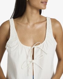2 Raya - Top zum Binden f&uuml;r Frauen Weiss 23B041612 RVCA