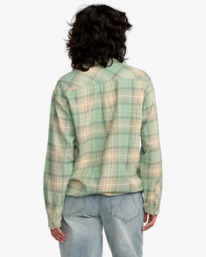 1 Mabel Flannel - Long Sleeve Shirt for Women Green 23B053504 RVCA