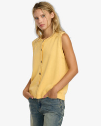 2 Carrie - Strick-Weste für Frauen Gelb 23B073501 RVCA