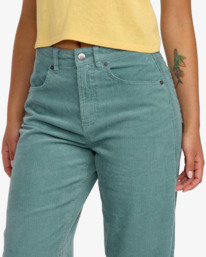 2 Coco Cord - Corduroy Trousers for Women Blue 23B113503 RVCA