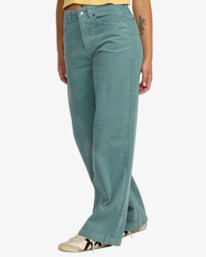 3 Coco Cord - Corduroy Trousers for Women Blue 23B113503 RVCA