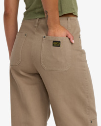 2 Dayshift - Pantaloni da Donna Green 23B113505 RVCA