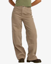 0 Dayshift - Pantaloni da Donna Green 23B113505 RVCA