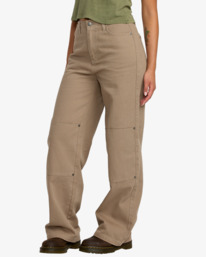 3 Dayshift - Pantaloni da Donna Green 23B113505 RVCA