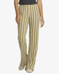0 Willow - Pantalón acampanado para mujer Verde 23B123503 RVCA