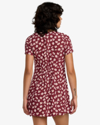 1 Understated - Vestido abotonado para mujer Rojo 23B131508 RVCA