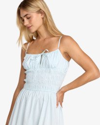 2 Raya Midi - Peplum Midi Dress for Women Blue 23B131611 RVCA