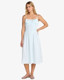 0 Raya Midi - Peplum Midi Dress for Women Blue 23B131611 RVCA